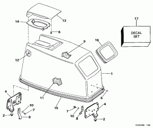   () - Johnson -  Start Only (Engine Cover - Johnson - Rope Start Only)