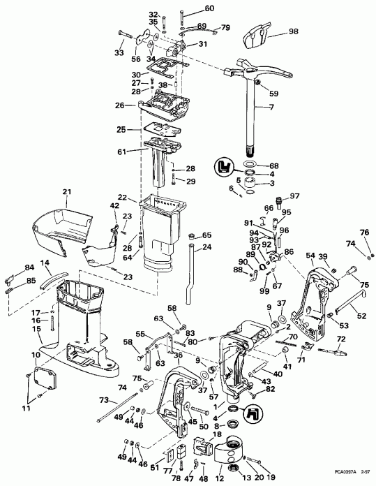 ��������� �������� ����� ������� E60TTLEUA 1997  - dsection