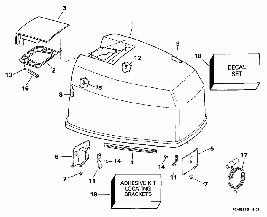 �������� ��������� ����� EVINRUDE HE130CXAUM 1997  - Johnson - Johnson