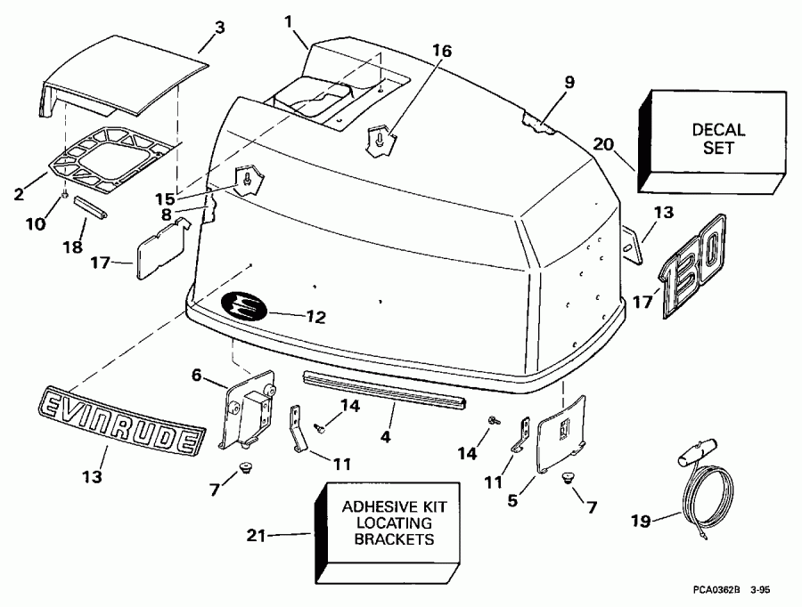  ������� HE130TXAUM 1997  - Evinrude - Evinrude