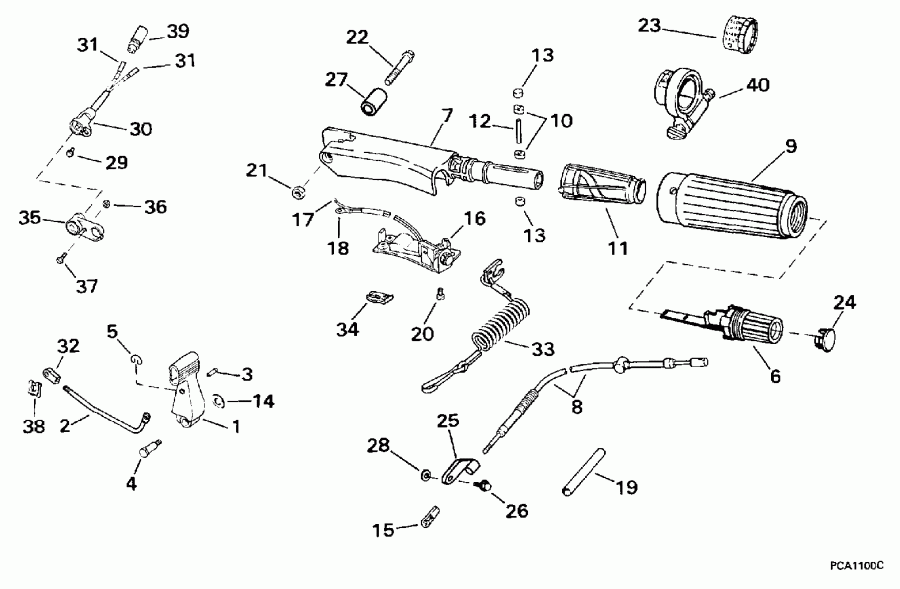 ��������� �������� ����� ������� L10FRELEUA 1997  - ee������ & ������������� Handle / eering & Shift Handle
