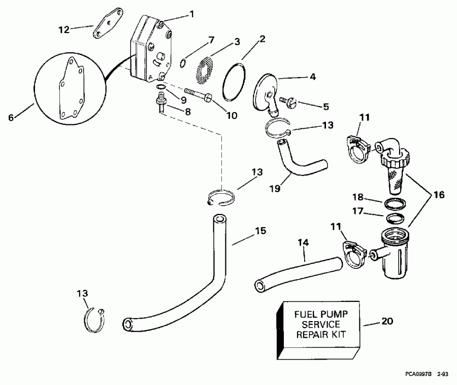 �������� ����� Evinrude SE10RPT 1997  - 10-15rp Models Only / 10-15rp Models Only
