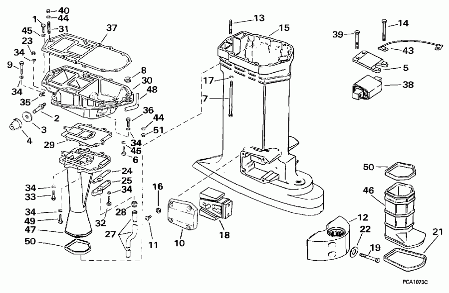��������� �������� ����� ������� SE125WTPLJ 1997  - haust ������ - haust Housing