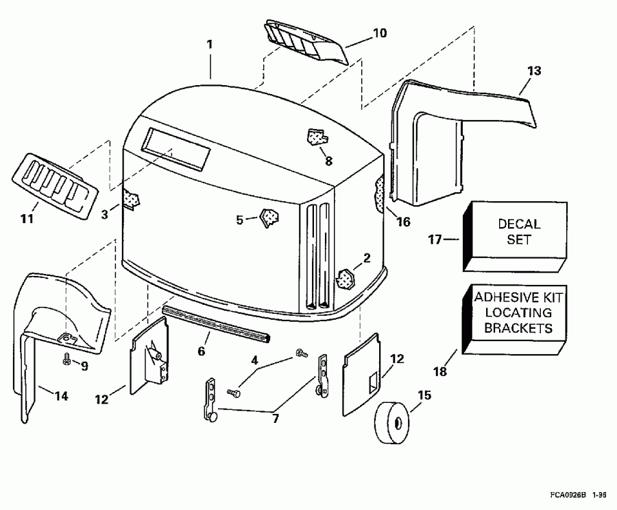 ��������� �������� ����� ������� SE150WTPXT 1997  - Johnson
