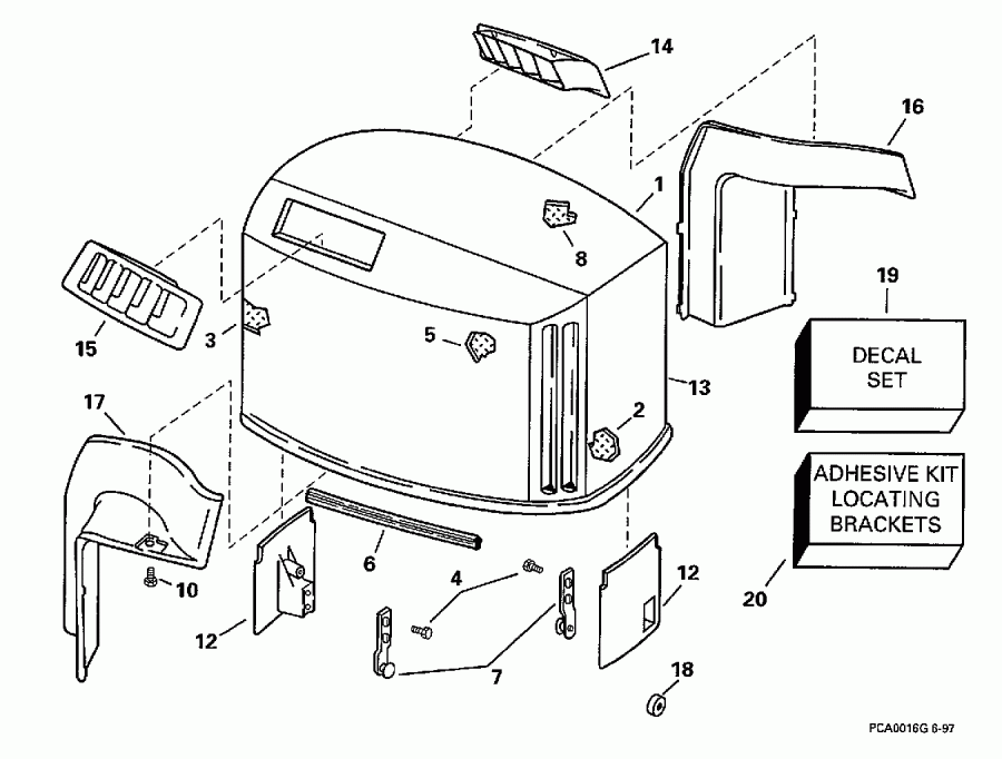   Evinrude BE175EXECD 1998  -  Johnson