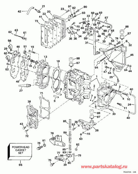 �������� ����� ������� BE25BALECM 1998  - linder & Crankcase - linder & ������ ���������