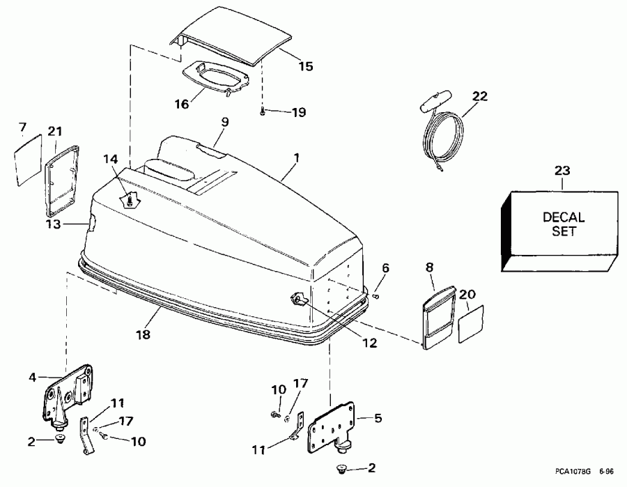 ����� Evinrude BE50ESECC 1998  - Johnson -- Electric Start Only /  Johnson -- Electric Start Only