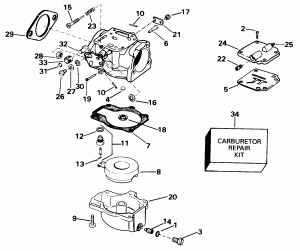  -- 50, 60, 70 (Carburetor -- 50, 60, 70)