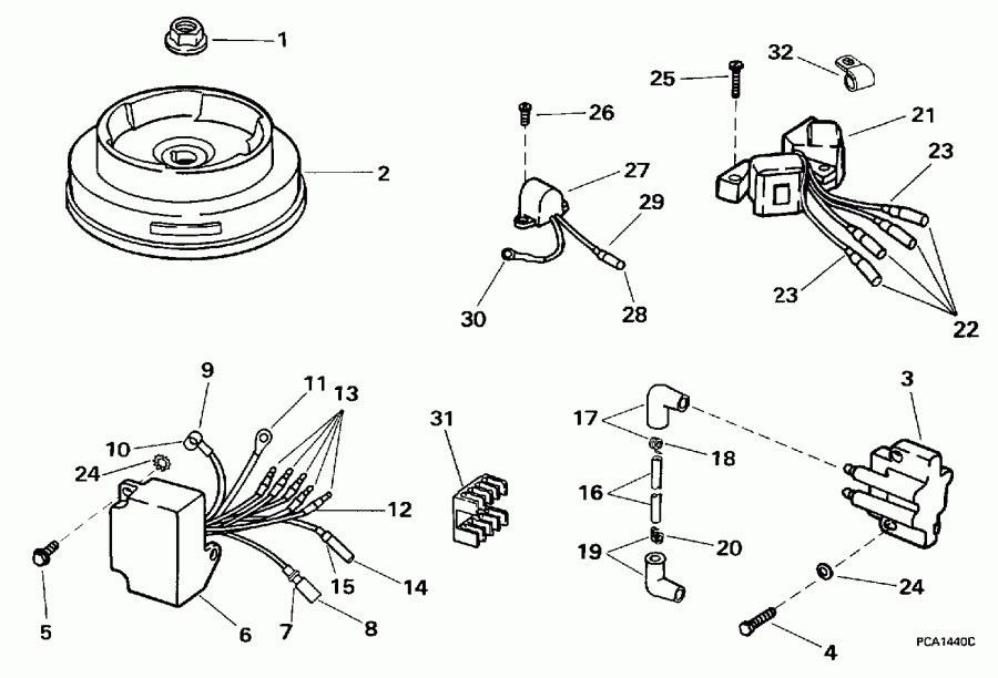 ��������� ��������� EVINRUDE BE8FRBLECA 1998  -  Rope - ����
