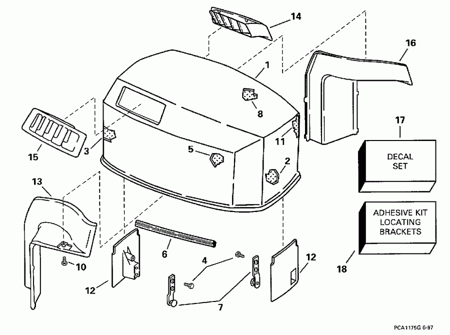 ��������� ����� EVINRUDE BE90SXECM 1998  - Johnson