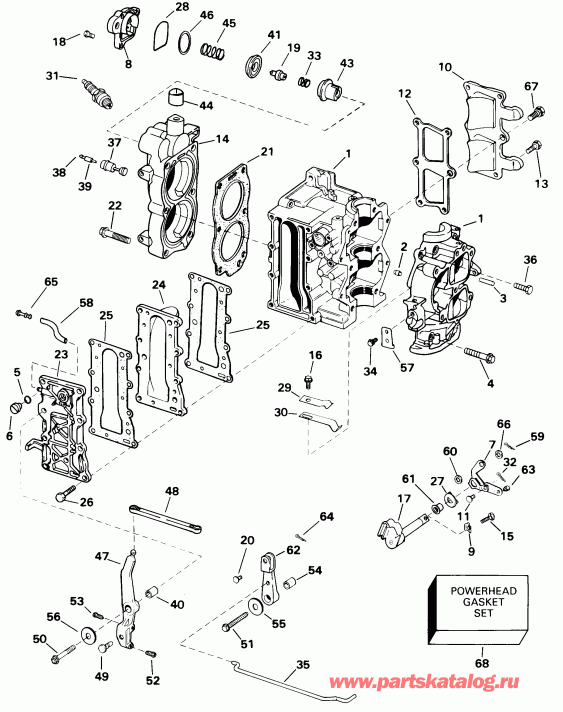  ������� E10SELECC 1998  - linder & Crankcase