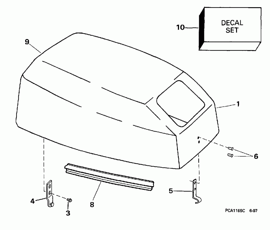 ��������� ����� ������� E10SELECC 1998  -  Evinrude