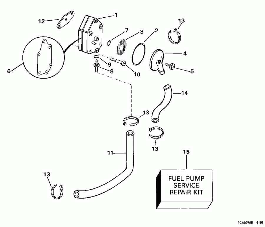 �������� ��������� ����� Evinrude E10SELECC 1998  - el ����� - el Pump