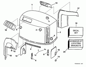  () -- Evinrude (Engine Cover -- Evinrude)