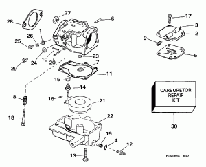  25ba, 25rd, 30ba, 25jr (Carburetor 25ba, 25rd, 30ba, 25jr)