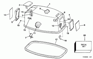   () -- Evinrude (Engine Cover -- Evinrude)