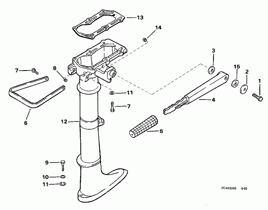 ��������� EVINRUDE E3RSS 1998  - dsection