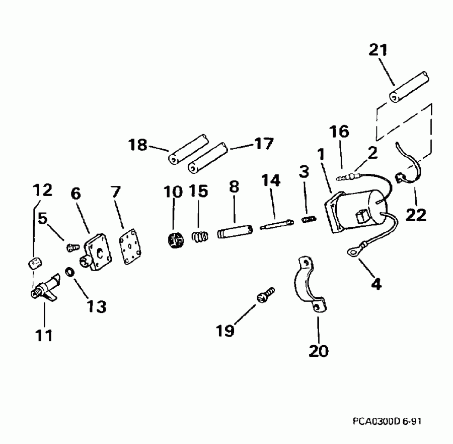 �������� ����� Evinrude E40TLECR 1998  - Electric Start