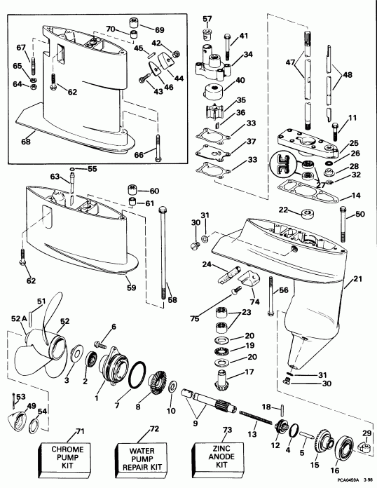 ��������� �������� ����� Evinrude E8SRLECA 1998  - arcase - arcase