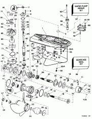  -- Counter-rotation -- Cx, Cz, Nx Models (Gearcase -- Counter-rotation -- Cx, Cz, Nx Models)