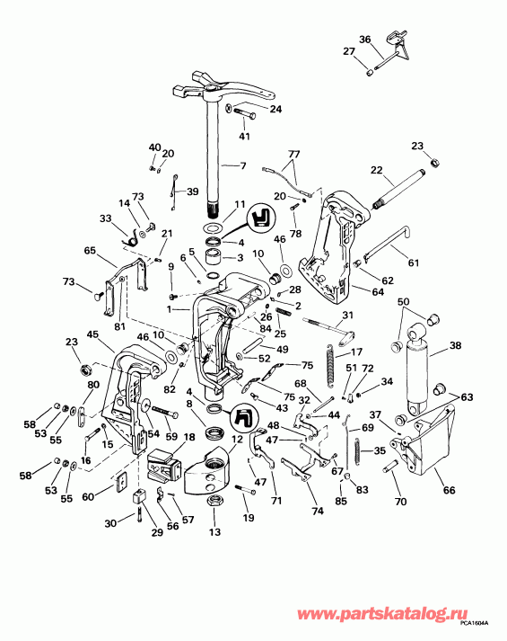 ����� EVINRUDE E105WPXEES 1999  - 105we Models /  105we Models