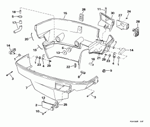    (Lower Engine Cover)