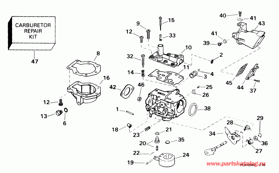 ��������� ����� ������� E15EBL4EEB 1999  -  9.9 Hp