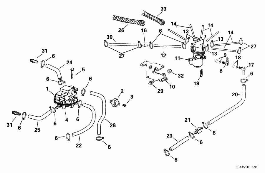  EVINRUDE E175FPXEEC 1999  - l Components - l Components