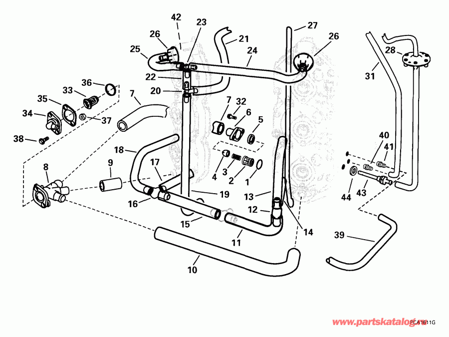 ��������� ����� Evinrude E175FPXEEN 1999  -  