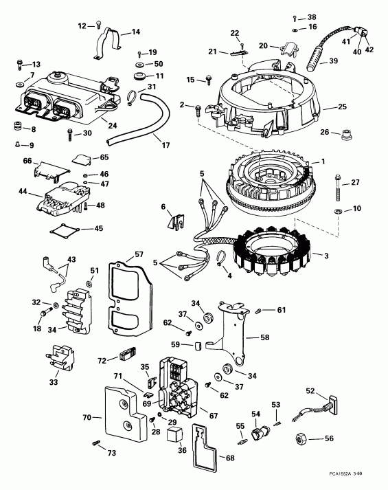  EVINRUDE E175FPXEEO 1999  - ectrical System / ectrical System