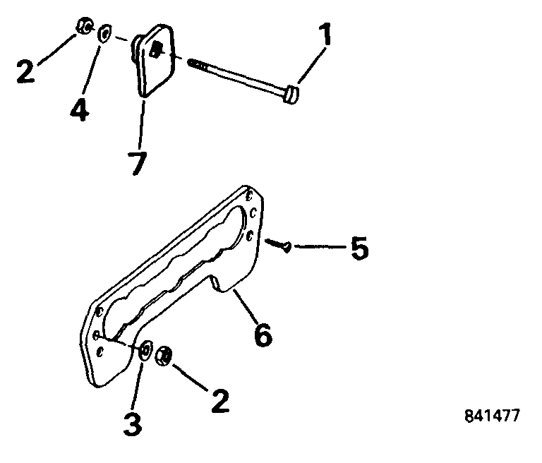  Evinrude E55WRYEES 1999  - ansom ��������� Kit - ansom Mount Kit