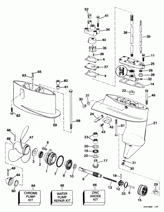 ��������� ����� Evinrude E6R4EEM 1999  - arcase / arcase