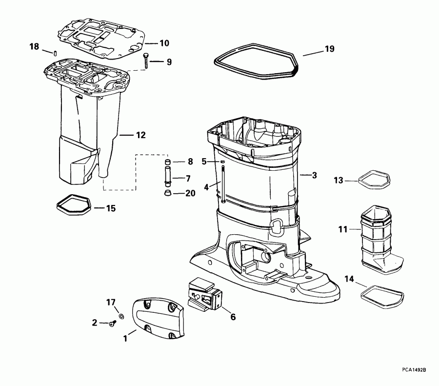 �������� ��������� ����� ������� E90FPLEEN 1999  - haust Housing - haust ������