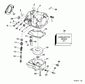  -- 25r, Rl (Carburetor -- 25r, Rl)