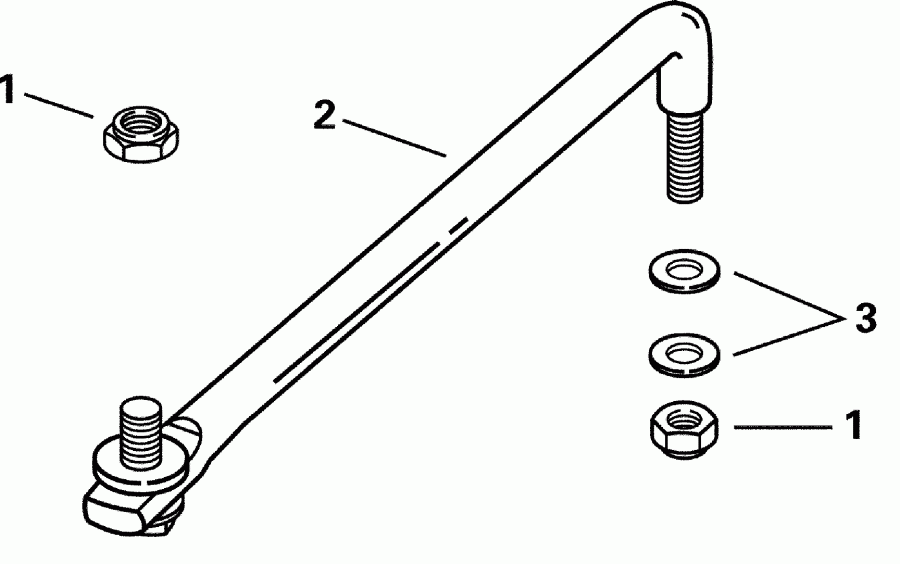 ��������� ��������� Evinrude E105WPLSSC Commercial, Elec. Start, TNT,  - ee������ ����������� Kit - eering Link Kit
