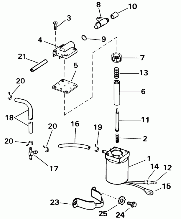 �������� ����� ������� E10RV4SSS 4-Stroke, Rope Start, Tiller,   - ectric Primer System - ectric Primer System