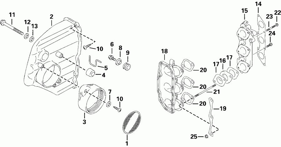����� ������� E25EL4SSS 4-Stroke, Elec. Start, 20 IN.   - r Silencer