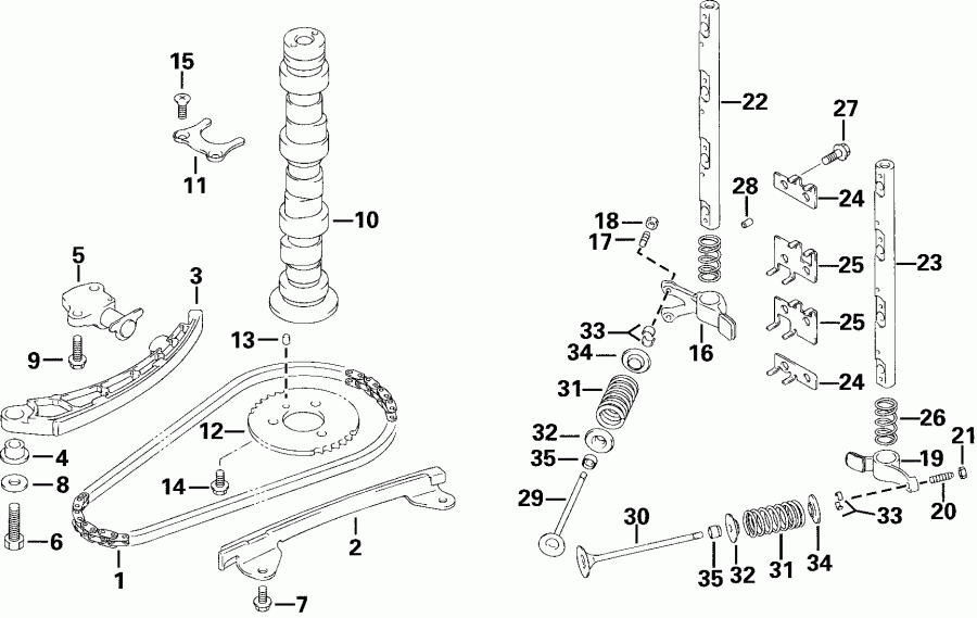   Evinrude E25PL4SSS 4-Stroke, Elec. Start, TNT, 15  - m &  / mshaft & Valve