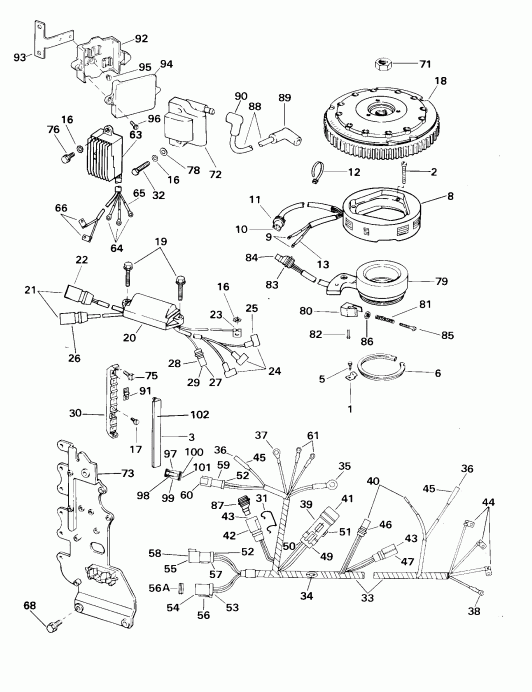 ��������� ������� E65WELSSC Commercial, Elec. Start, 20 IN  - nition System