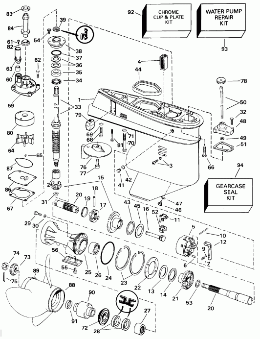   E65WRYSSC Commercial, Rope Start, 22.5 I  - arcase / arcase