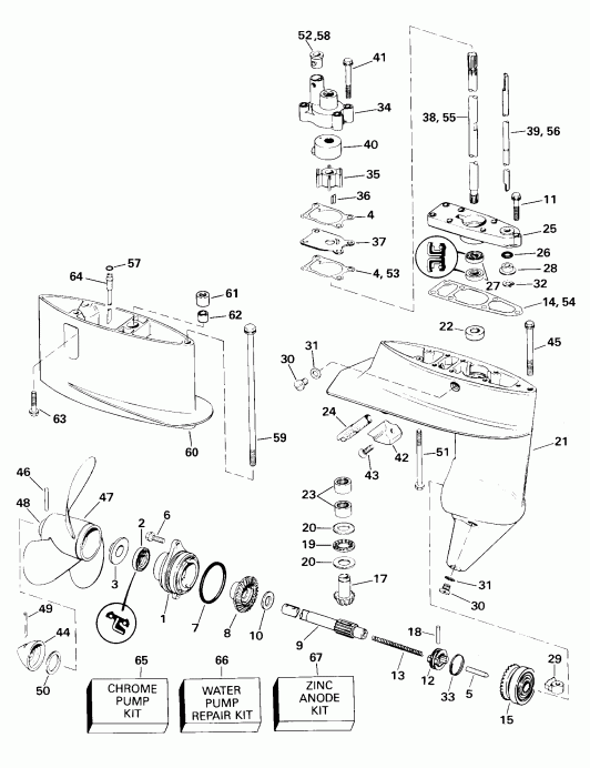 �������� ����� EVINRUDE E6R4SSB 4-Stroke, Rope Start, Tiller, 15  - arcase - arcase