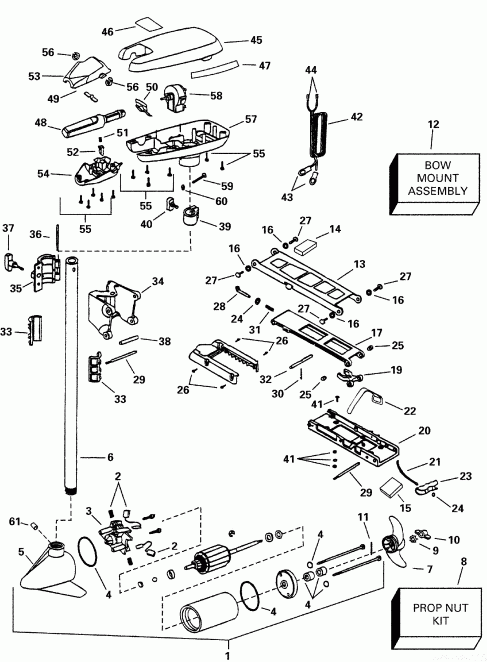  EVINRUDE P/N 773167 SeaQuest 74HP 2000  - truder 44 H - truder 44 H