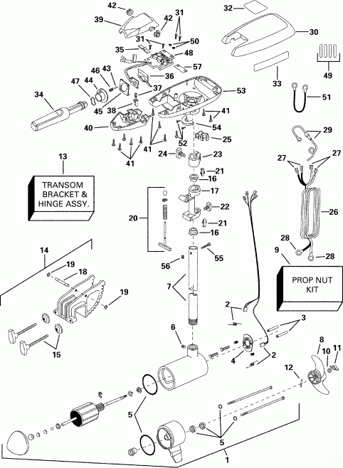 �������� ����� Evinrude P/N 773173 Intruder 54HP 2000  - aquest 70 H / aquest 70 H