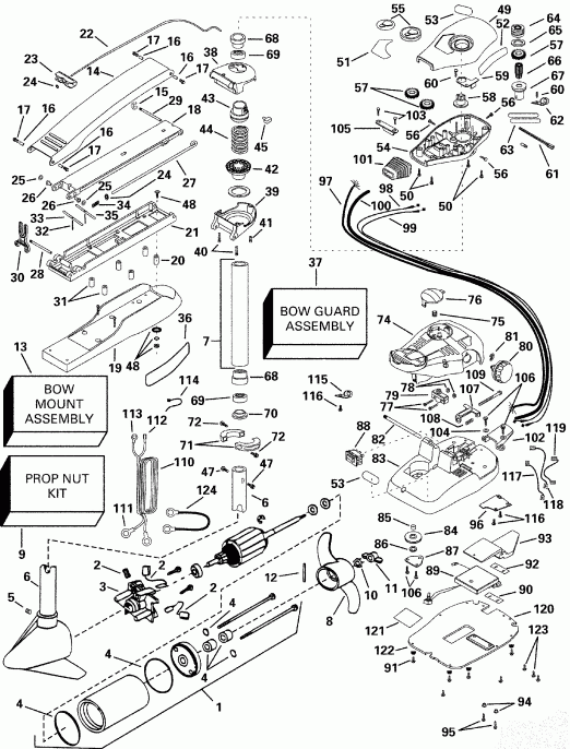�������� ����� EVINRUDE P/N 773175 Intruder 54FPL 2000  - truder 54 Fp - truder 54 Fp