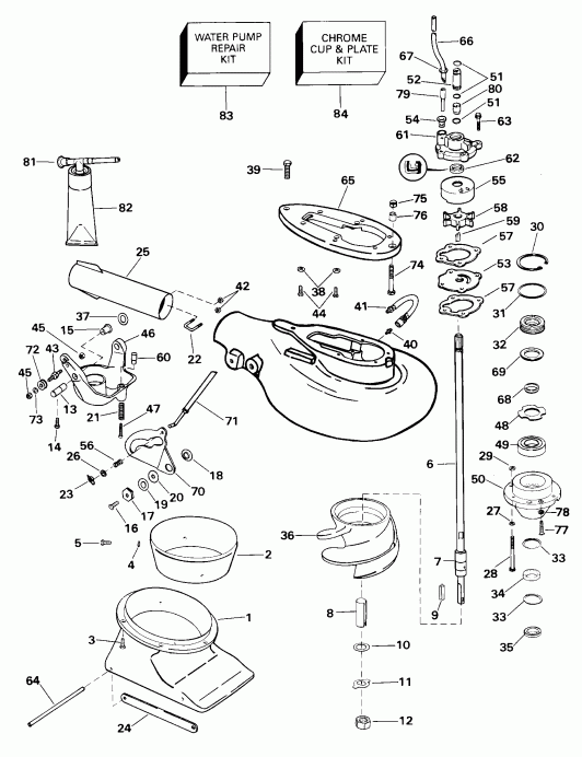    EVINRUDE SE25RDSSB Rope Start, Tiller, 15 IN. sha  - 25jr / 25jr