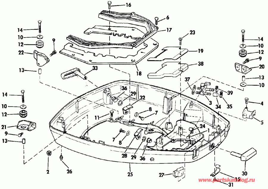  ������� E155WTXESM 1990  - wer Engine Cover - wer ������ ��������� (�����)