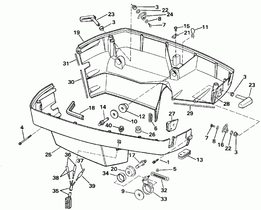 �������� ����� EVINRUDE E300CXESB 1990  - wer ������ ��������� (�����)