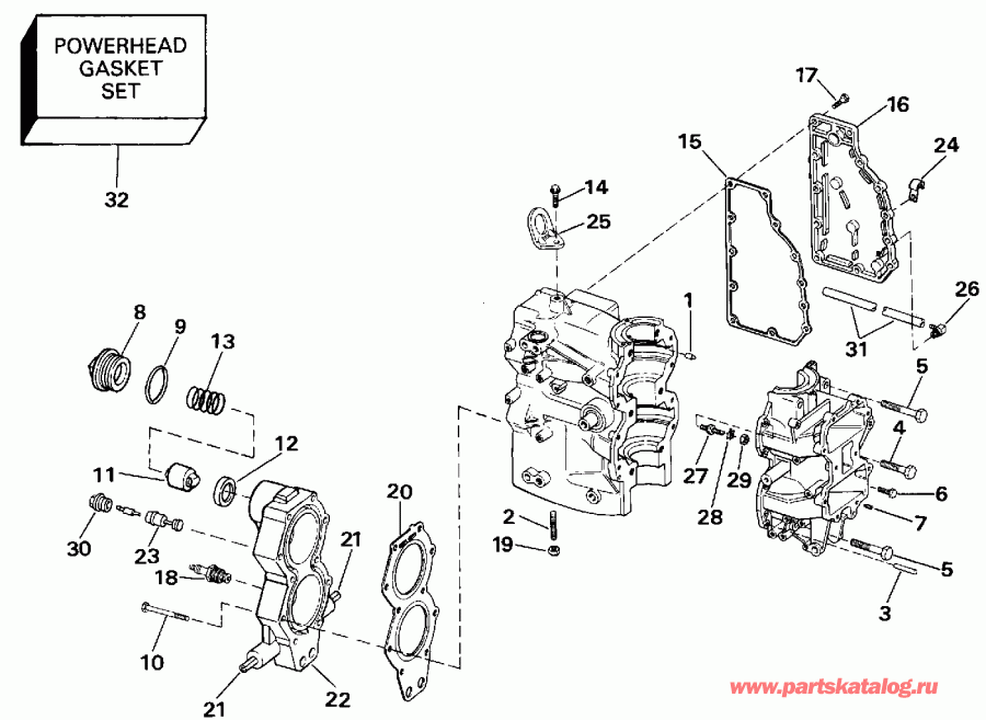  EVINRUDE E40TEESR 1990  - linder & ������ ���������