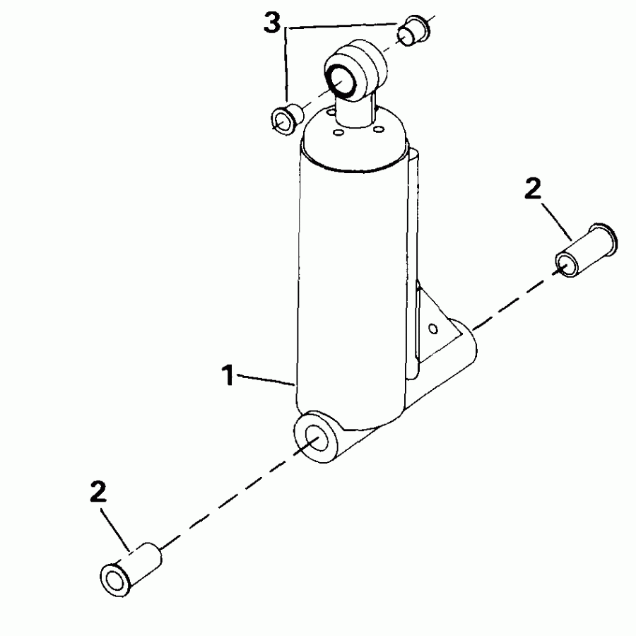 �������� ����� Evinrude E40TEESR 1990  - lt Assist Cylinder - lt Assist �������