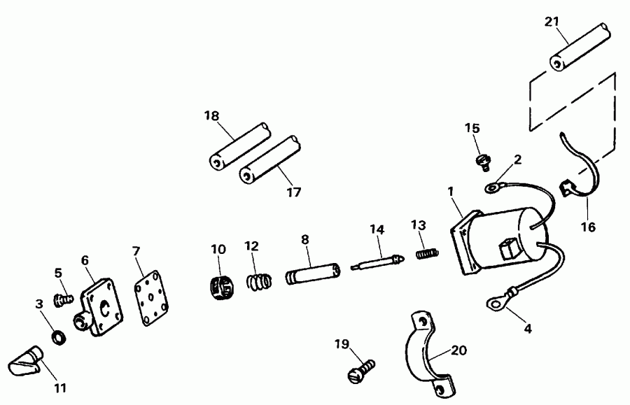 ��������� EVINRUDE E48ESLESA 1990  - imer System